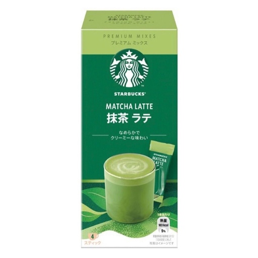[3005] Starbucks Premium Mix Matcha Latte 4 sticks 96g