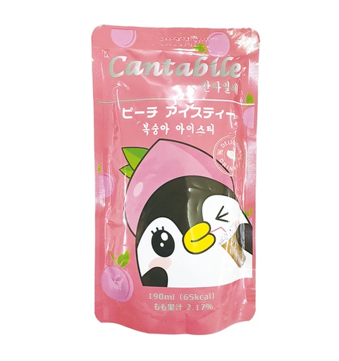 [SS000066] CANTABILE Peach Ice Tea Ade 190ml [Japanese version]