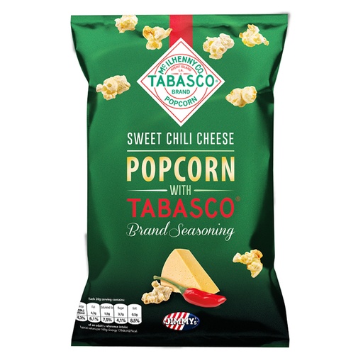 [SS000154] Jimmy's Tabasco Popcorn Sweet Chili Cheese 90g