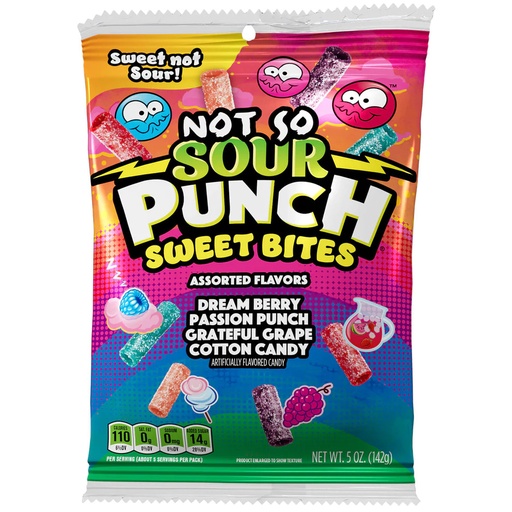 [SS000179] Sour Punch Sweet Bites 140 g