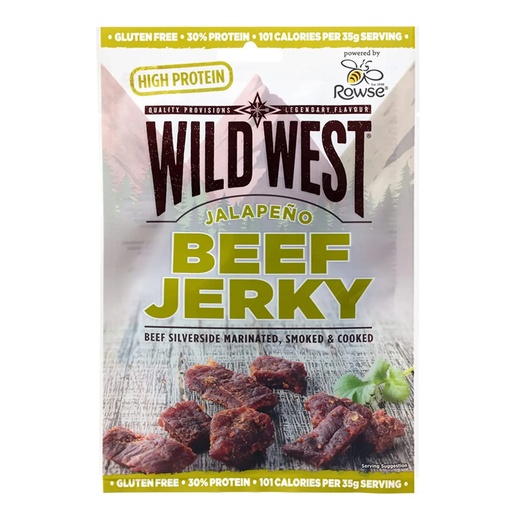 [SS000531] Wild West Jalapeno Beef Jerky 25g