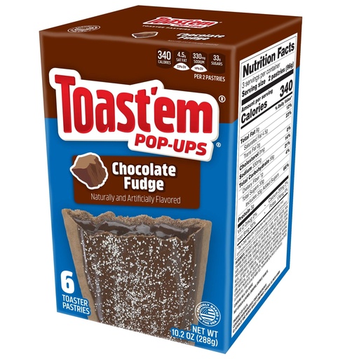 [SS000537] Toast'em Pop-Ups Frosted Chocolate Fudge 288 g