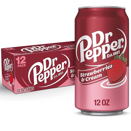 [503582]  Dr Pepper Strawberries And Cream 355 ML