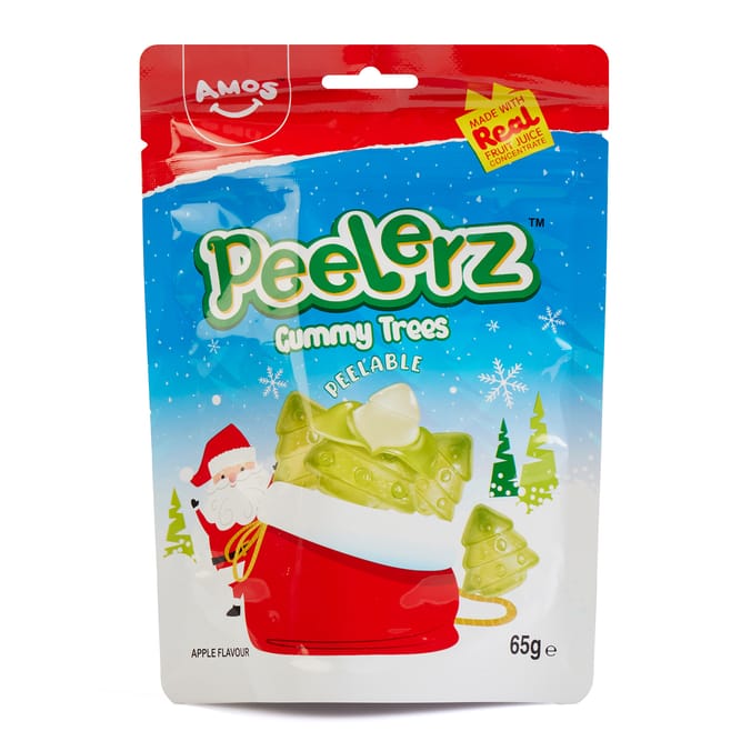 [SS002010] Amos Peelerz Gummy Christmas Trees 65 g