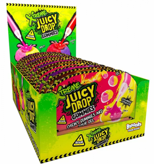 [SS000224 6032] Bazooka Xtreme Juicy Drop Gummies 57 g