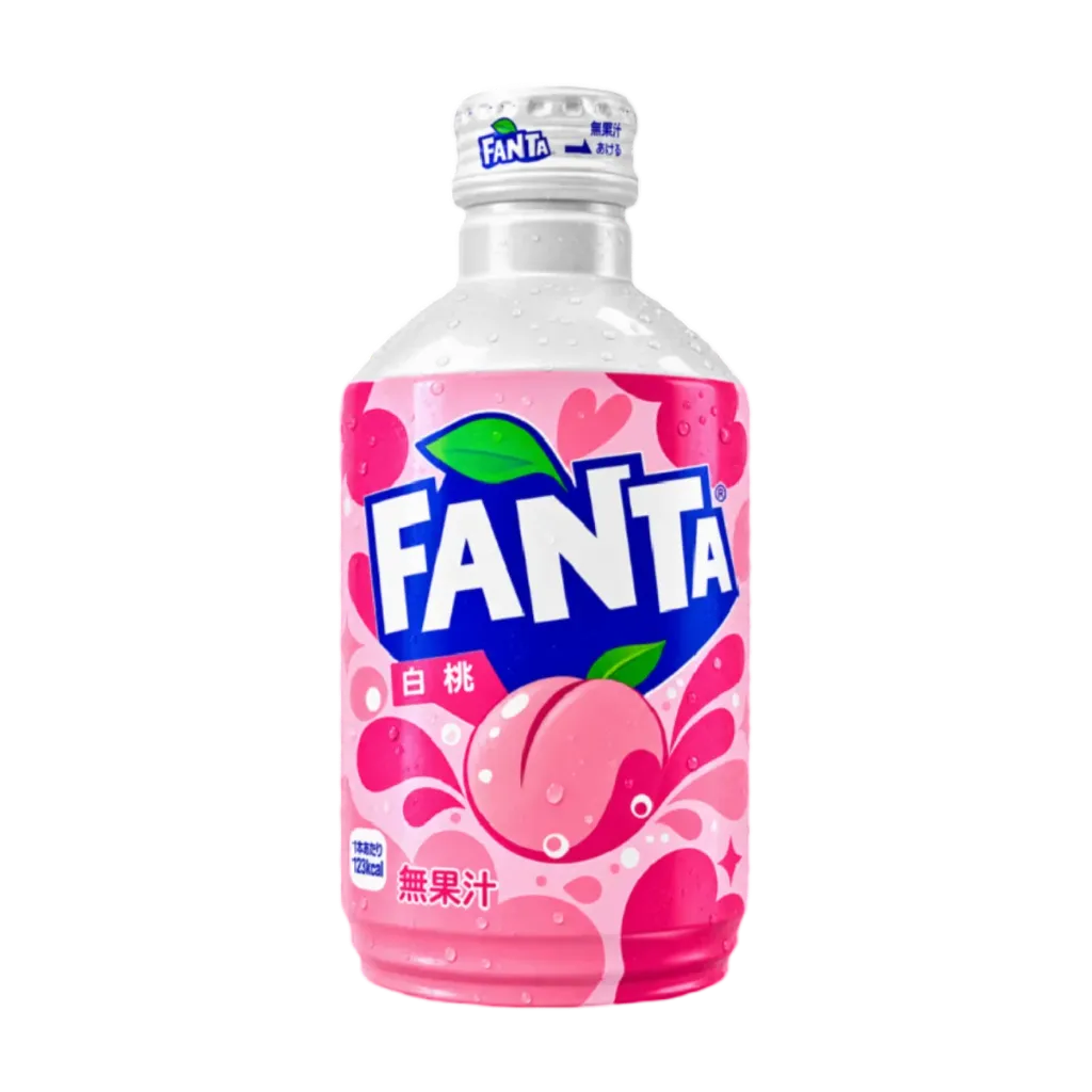 [SS0013861] Fanta Peach Japon - Bouteille aluminium 300 ml