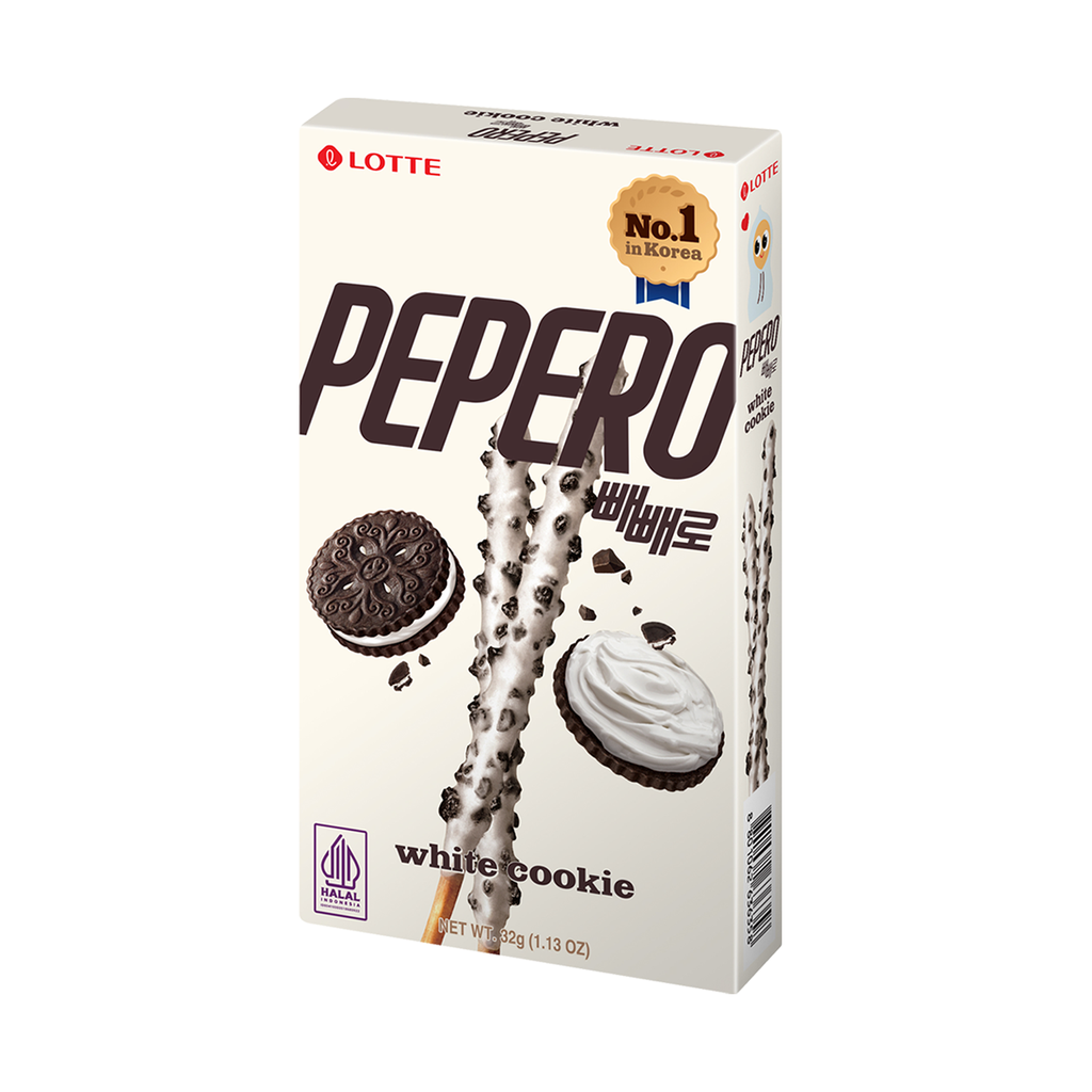 [SS001880] Pepero White Cookie Flavor Sticks 32 g