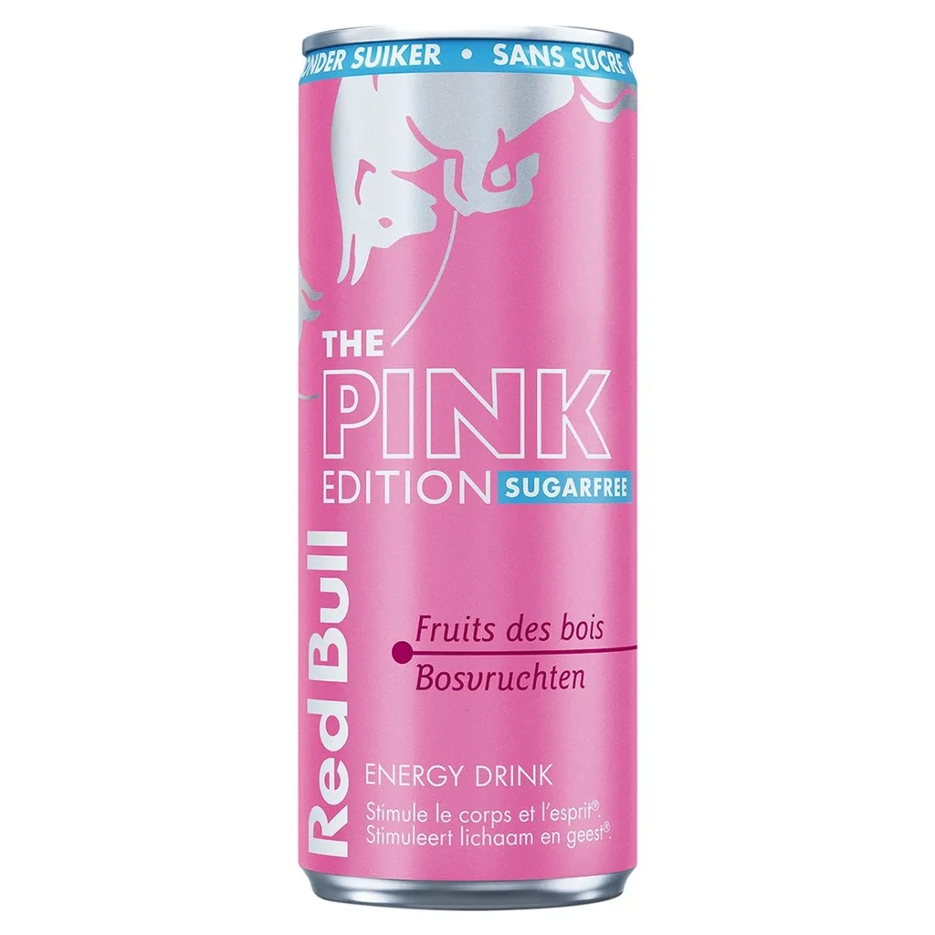 Red Bull Pink Fruits des Bois Sugarfree 250 ml