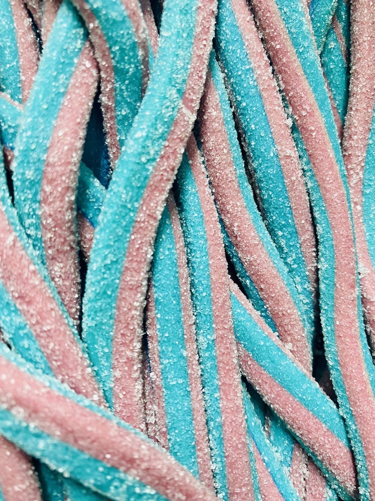 [SS002056] Vidal XXL Cable Fizzy Red & Blue Raspberry 72 cm x 80 pcs