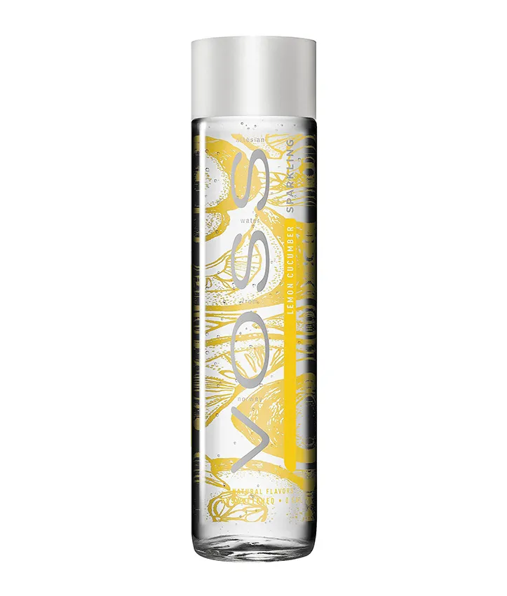 Voss Lemon Cucumber Glass 375 ml