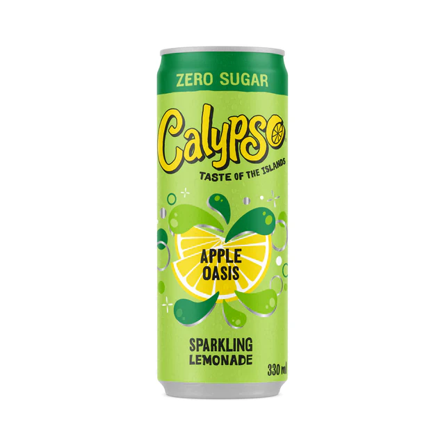 Calypso Sparkling Lemonade Apple Oasis Zero Sugar 330ml