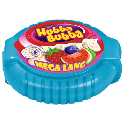 Hubba Bubba Bubble Tape Triple Mix bleu 56 g
