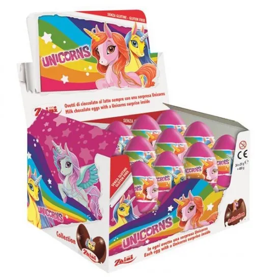 Zaini Unicorn Chocolate Eggs 20 g