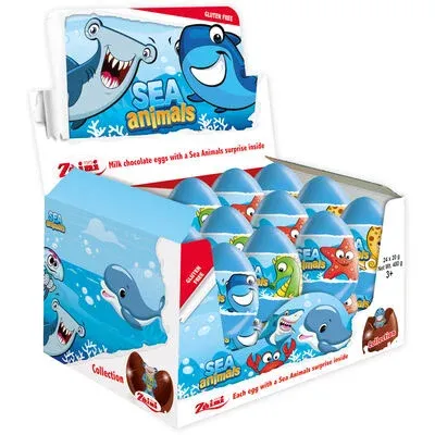 Zaini Sea Animals Chocolate Eggs 20 gr