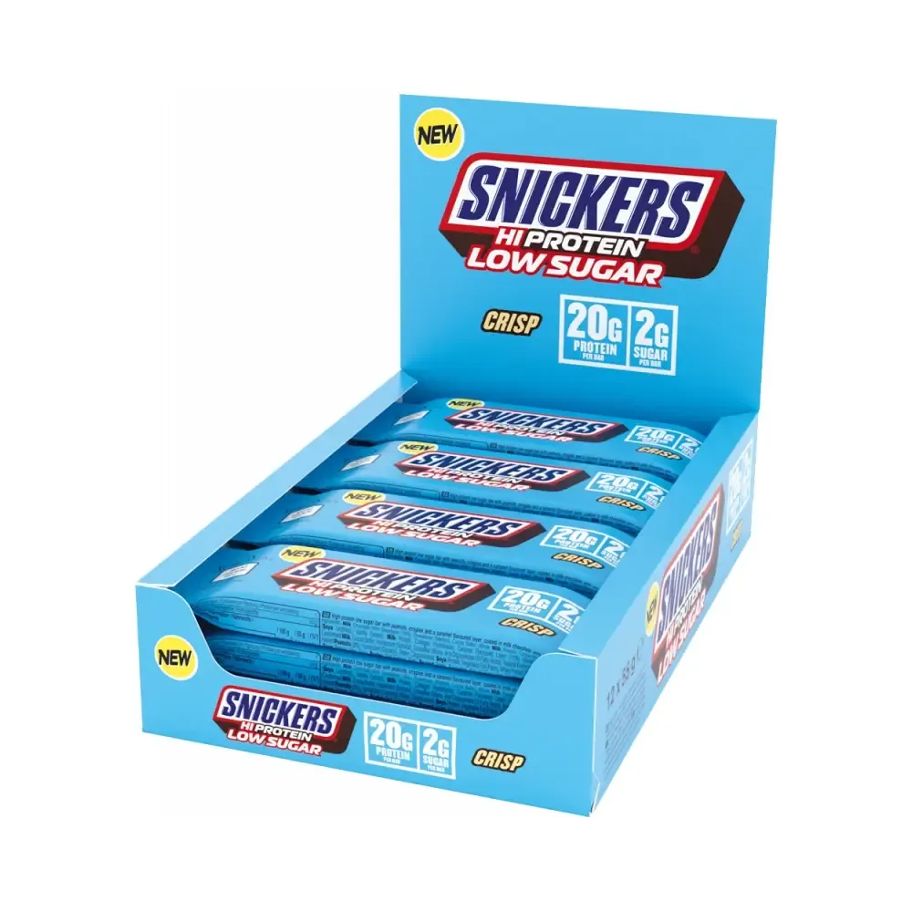 [SS002325] Snickers Crisp Low Sugar High Protein Bar 55 g