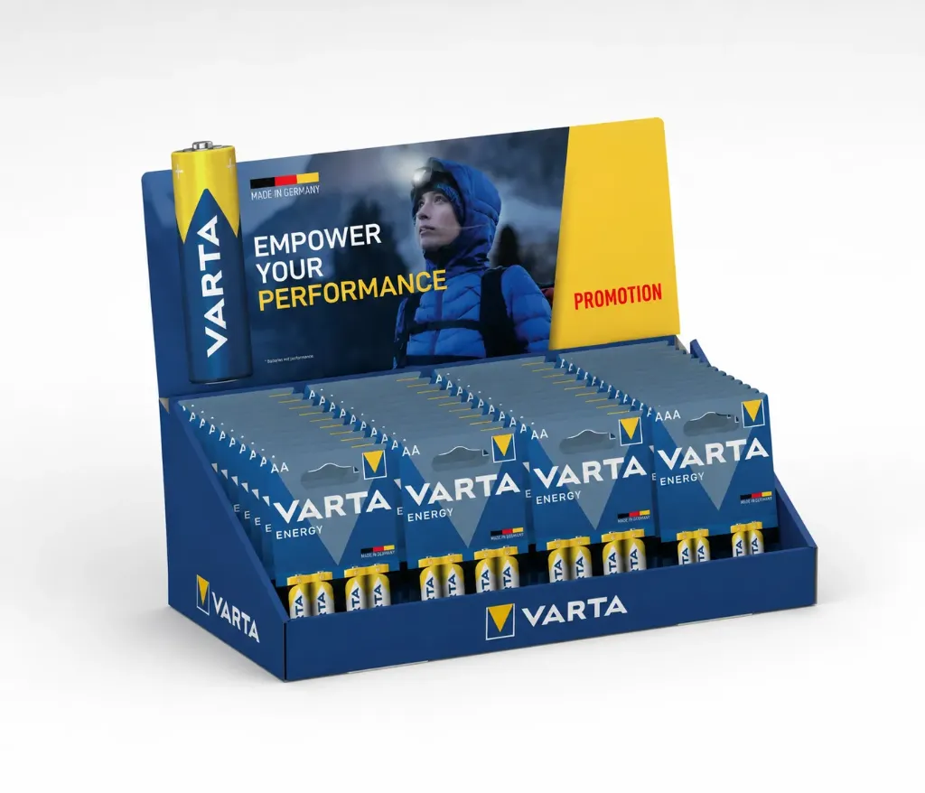 Display Varta Energy Battery 30 AA + 13 AAA
