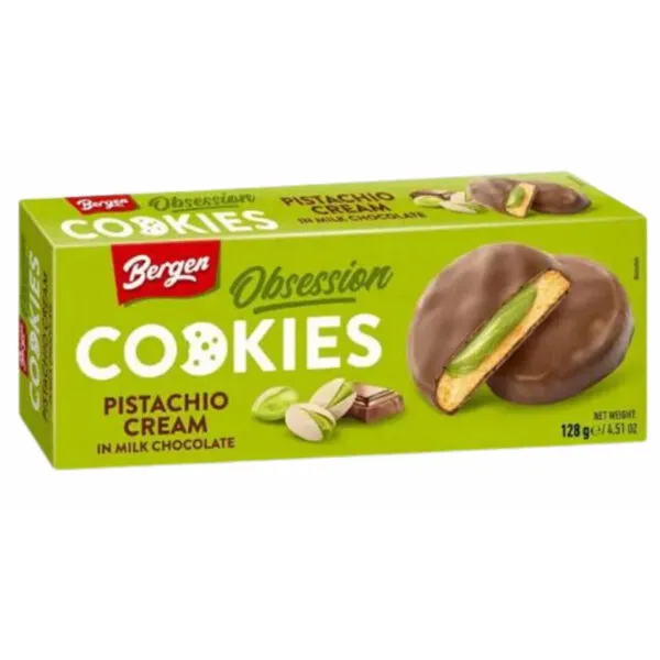[SS002377] Bergen Obsession Pistachio Chocolate 18 x 128g
