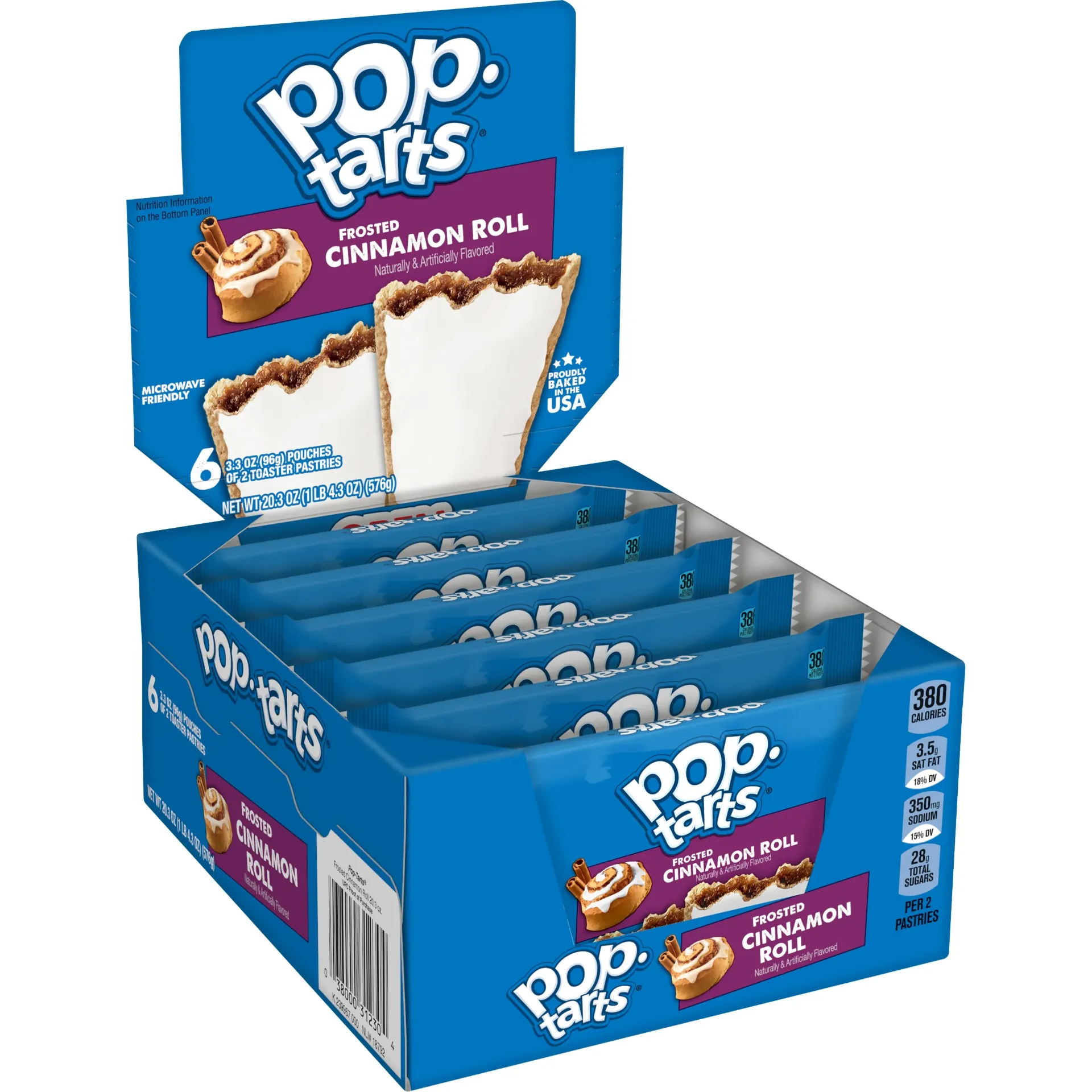 [SS002378] POP-Tarts Frosted Cinnamon Roll 96 g