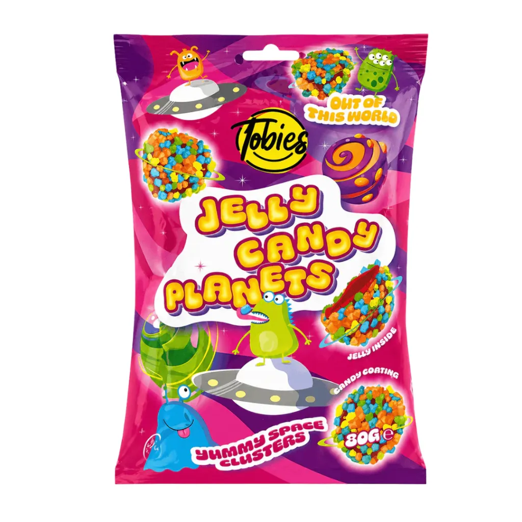 [SS002380] Tobies Jelly Candy Planets 80g