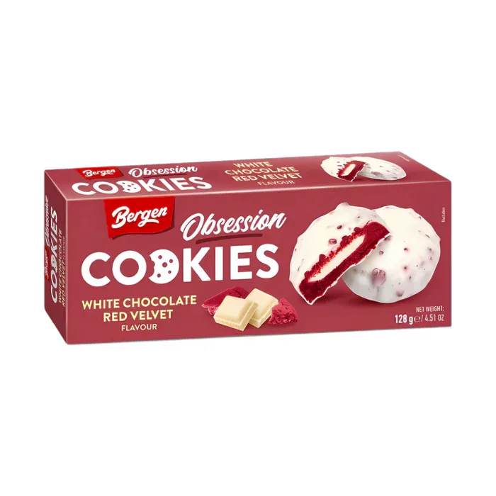 [SS002381] Bergen Obsession Cookies Red Velvet 128 g