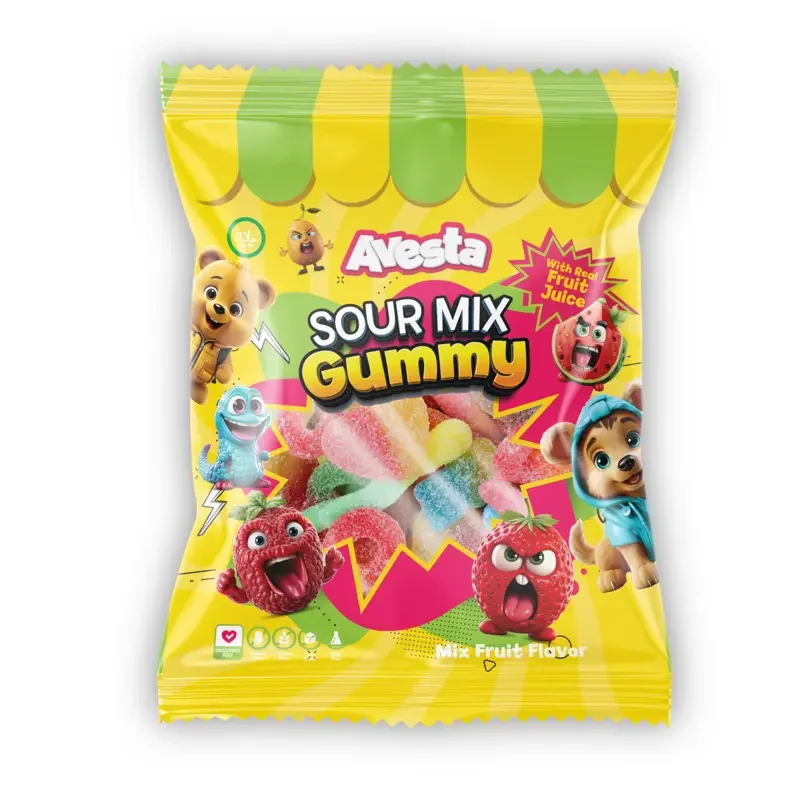 Avesta Sour Mix Gummy Party 80g