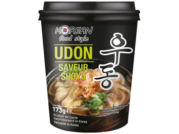 [SS002461] Udon Korean Ramen Shoyu précuit à la coréenne 173 g