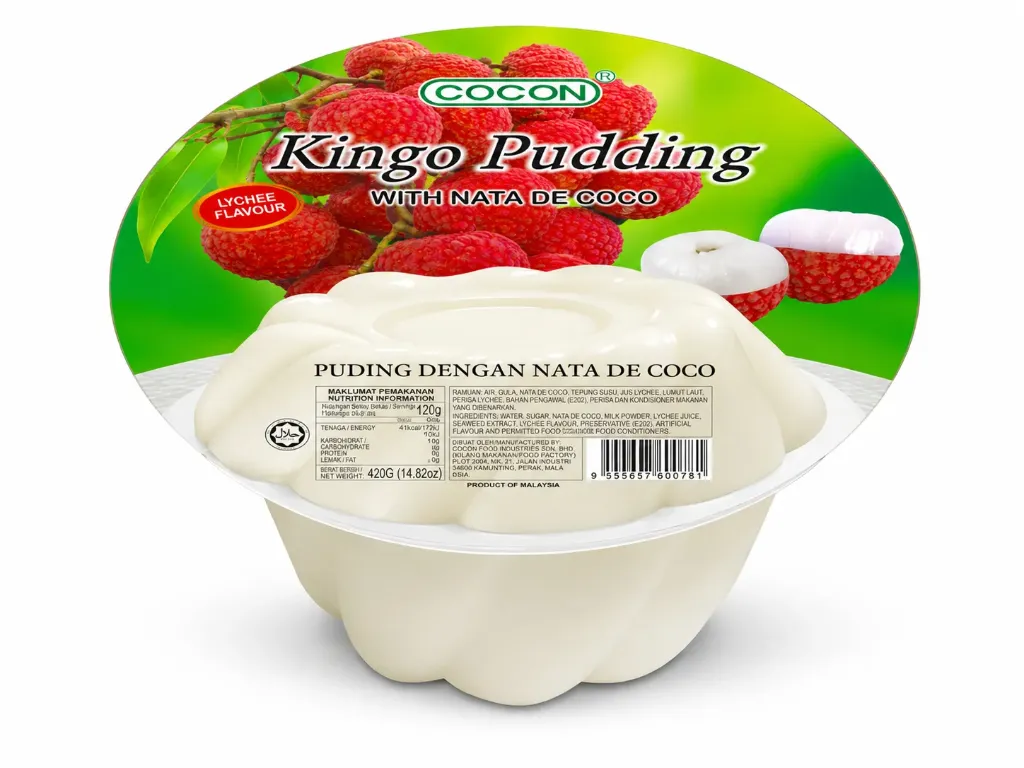 Cocon Kingo Jelly Litchi avec Nata de Coco 420 g