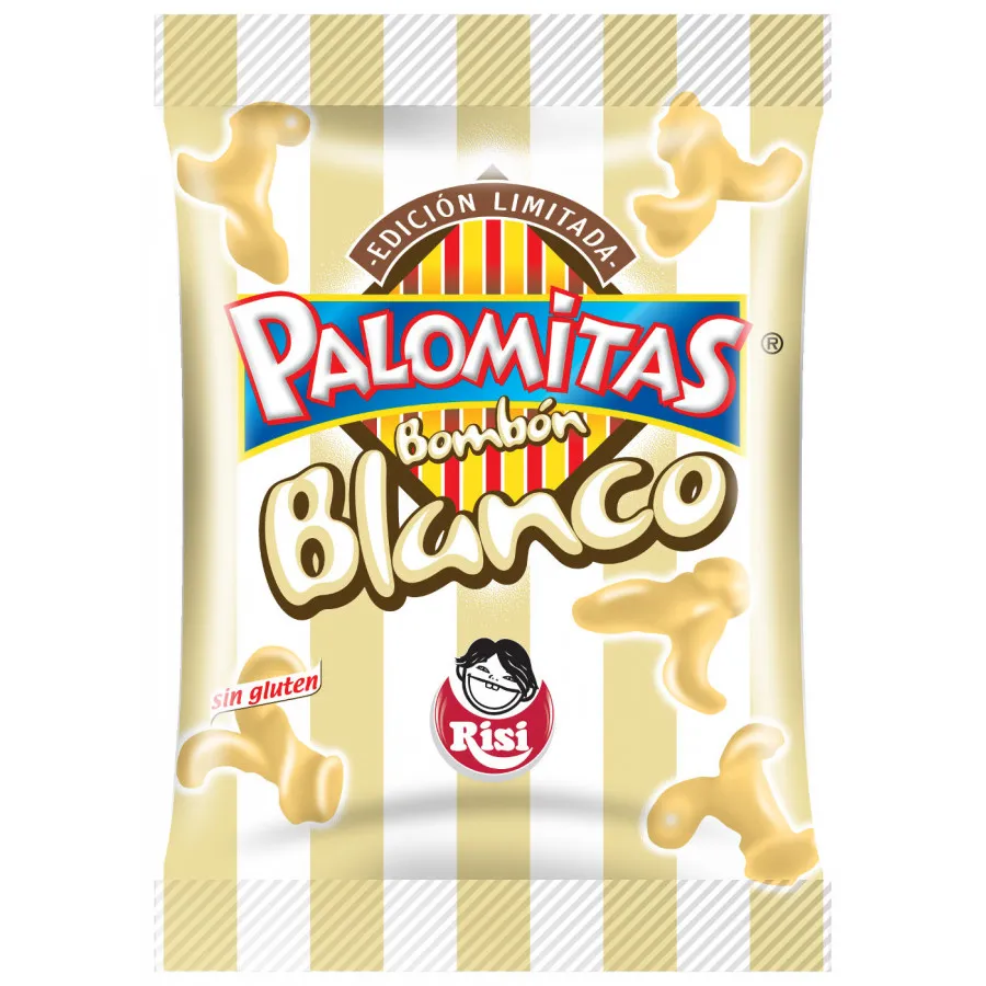 Risi Palomitas Caramelos blanco 30 g