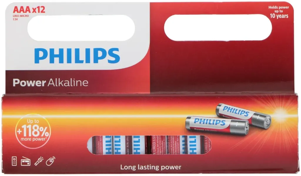 [SS002509] Philips Pile AAA LR03 Alkaline Power