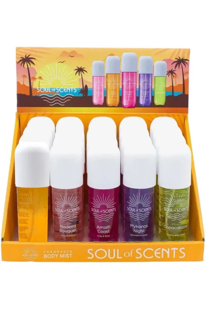 [SS002533] Soul of Scents Amalfi Coast – Brume Parfumée Corps 180 ml | Fruité & Floral