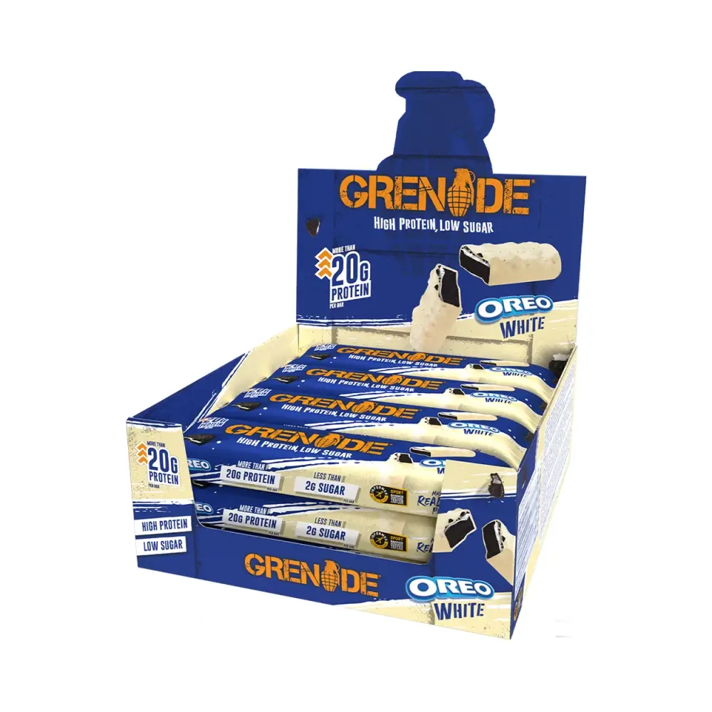 [SS002623] Oreo White Grenade Barre Protein 60 g