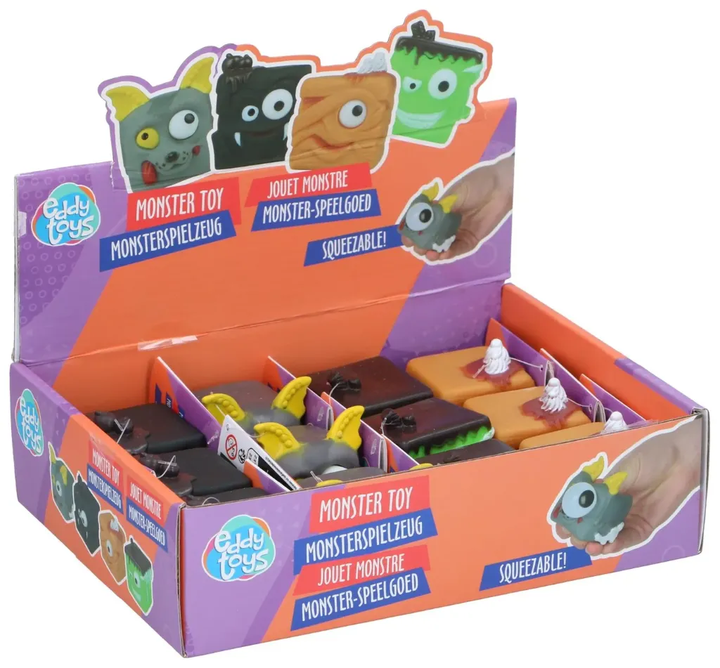 [SS002626] Eddy Balle Anti-Stress Monstre Squish