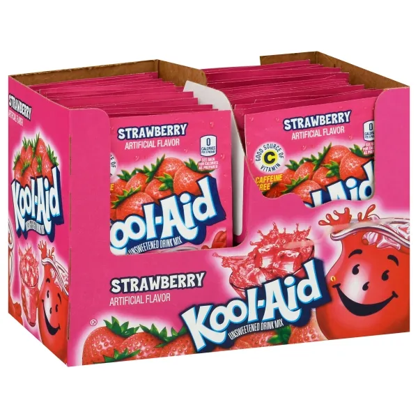 [SS002369 X-1277] Kool-Aid Strawberry sans sucre – 4 g