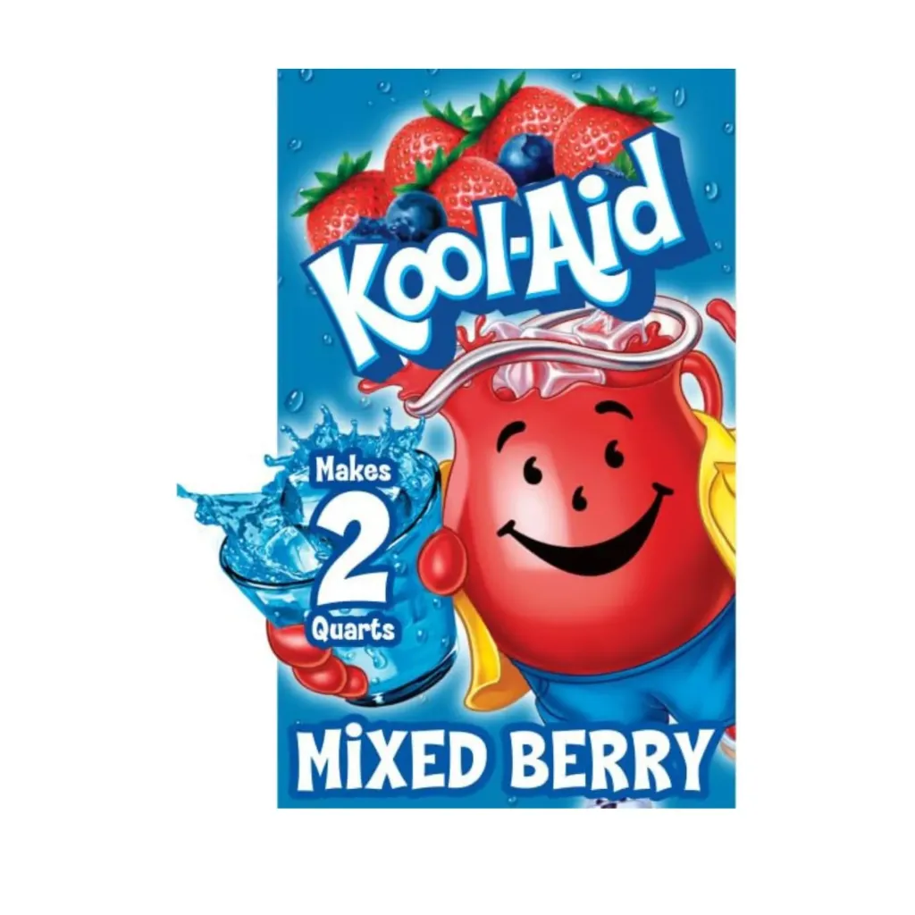 [SS002629 X-1274] Kool-Aid Mixed Berry sans sucre 6 g