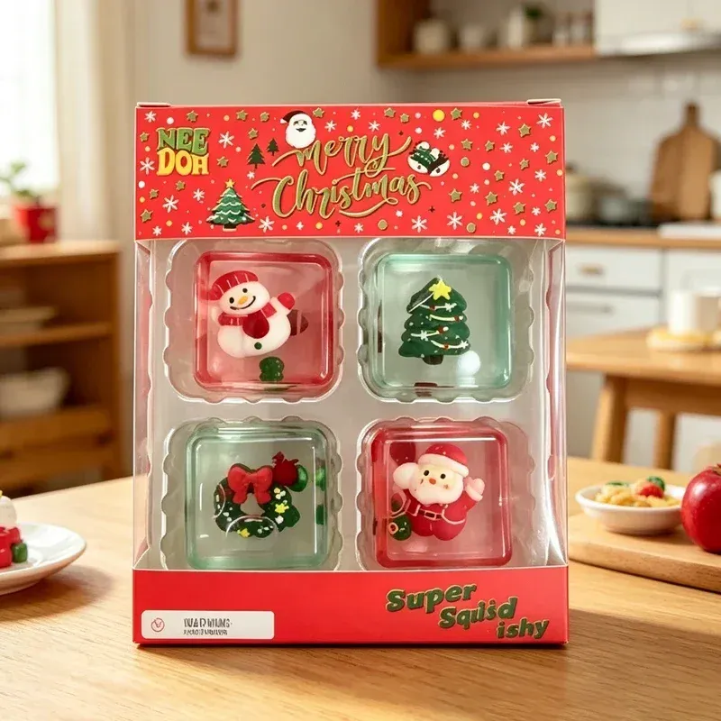 [SS002805] Squishy Christmas Cube