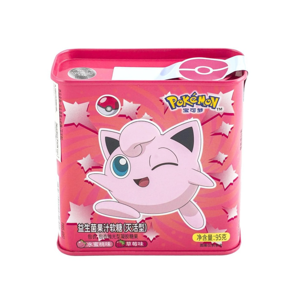 Pokemon Fruit Juice Gummies Strawberry & Peach flavor 95 g