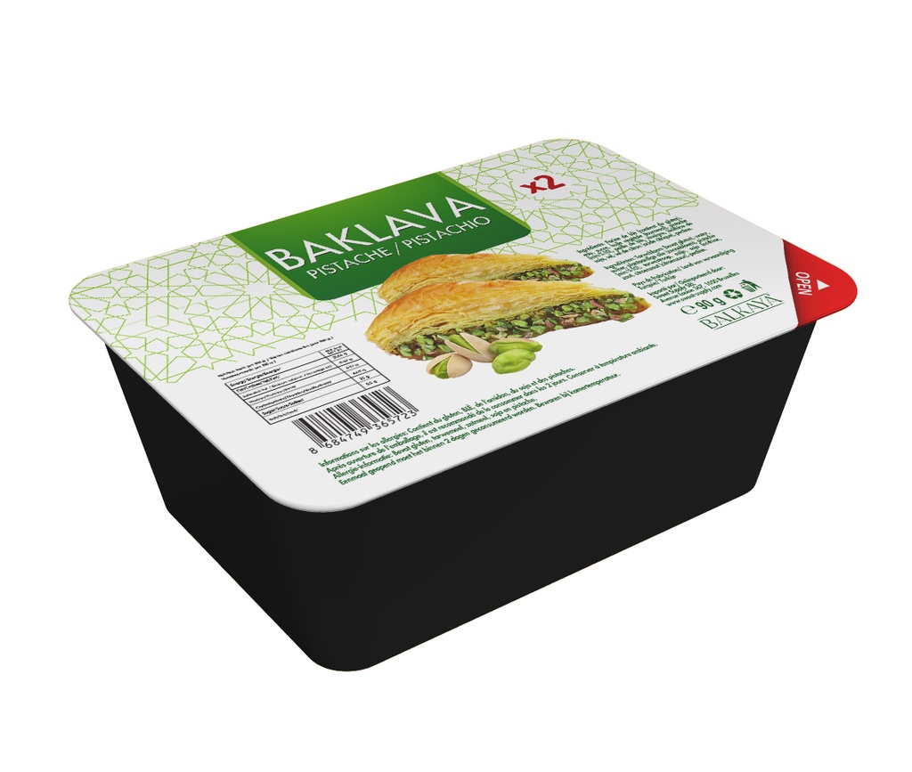 Balkaya Baklava Pistachio Triangle Snack 90 g