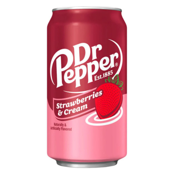 Dr Pepper Strawberries and Cream 355 ml