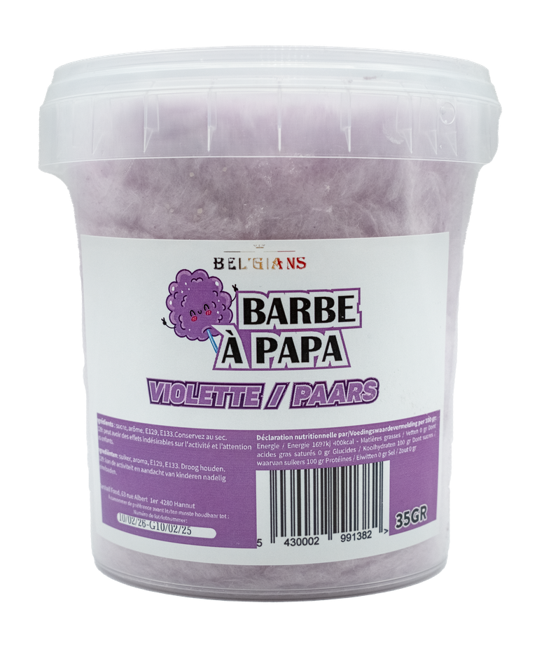 Barbe à Papa Bel'Gians Violette 35 g