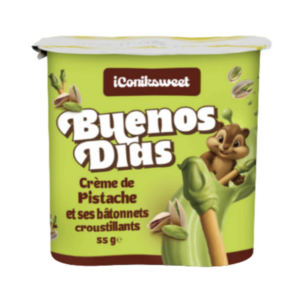 Buenos Dias Pistachio Cream Sticks 55g