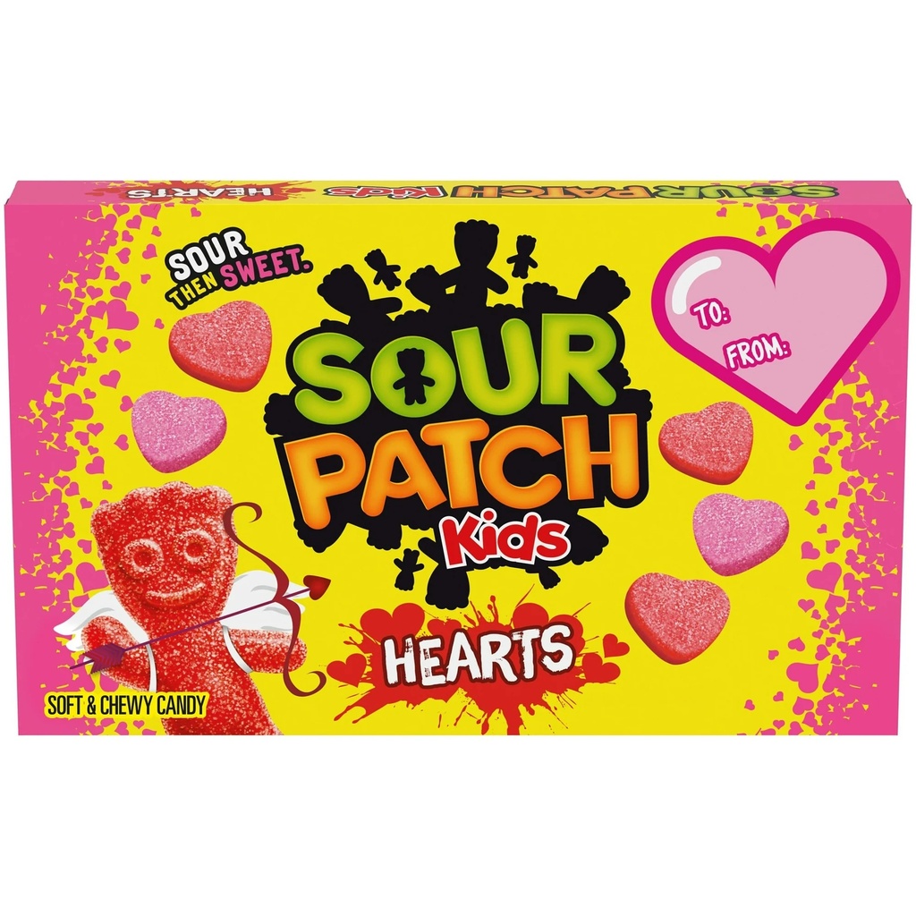 Sour Patch Kids Valentines Day Candy Hearts 88 g