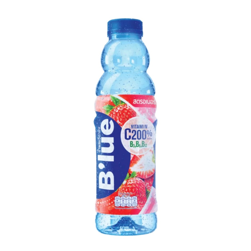 B'lue Vitamins Water Peach Flavour 500 ml