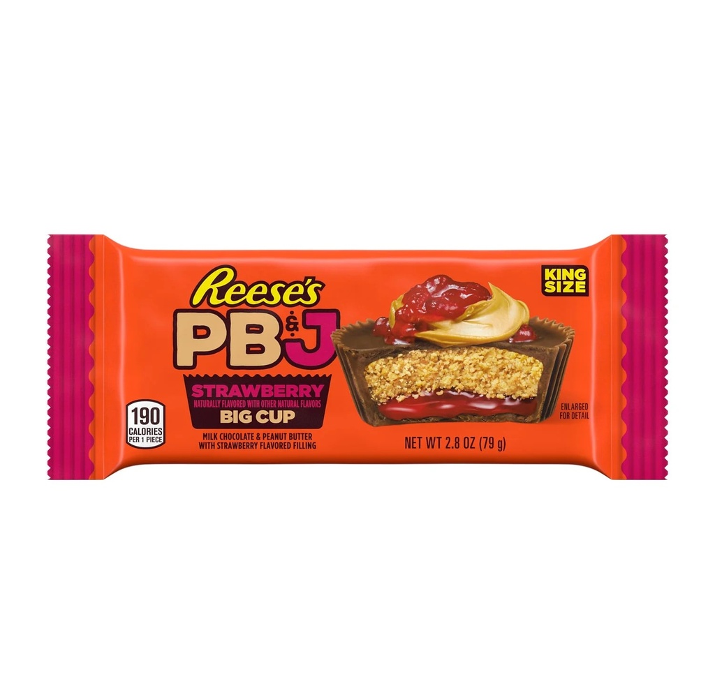 Reese's PBC Strawberry Jelly Kingsize 79gr