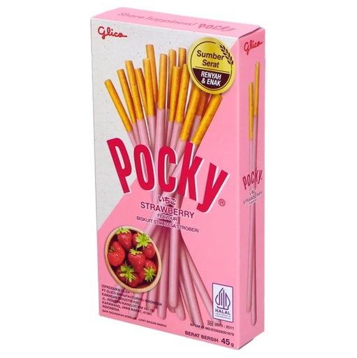 [SS000140] Glico Pocky Strawberry 45 g