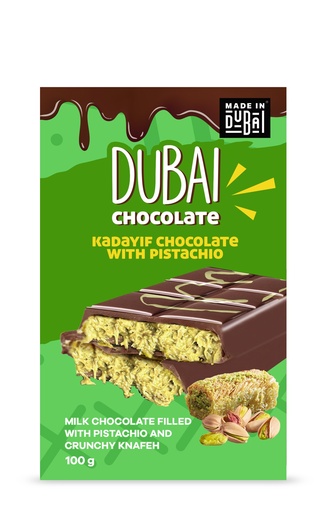 [SS000992] Made in Dubai - Dubai Chocolate Kadayif with Pistachio H 100 g 