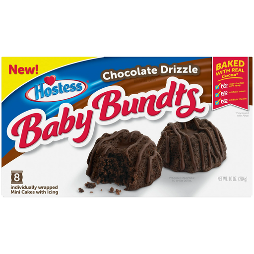 [SS001039] Hostess Baby Bundts Chocolate 284 g