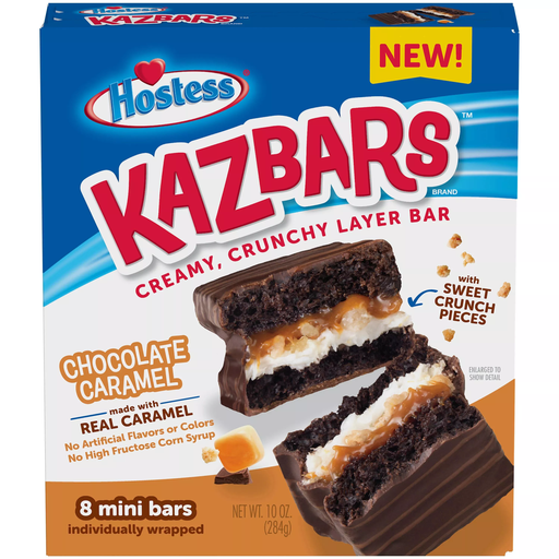 [SS001044] Hostess Chocolate & Caramel Kazbars 284 g