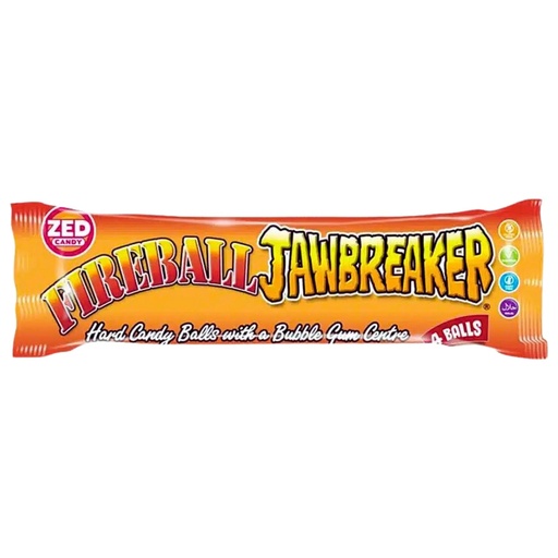 [SS001169] Zed Fireball Jawbreaker 4 Balls