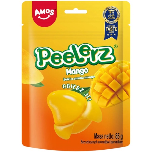 [SS001375] Amos Peelerz Gummy Mango Candy 85 g