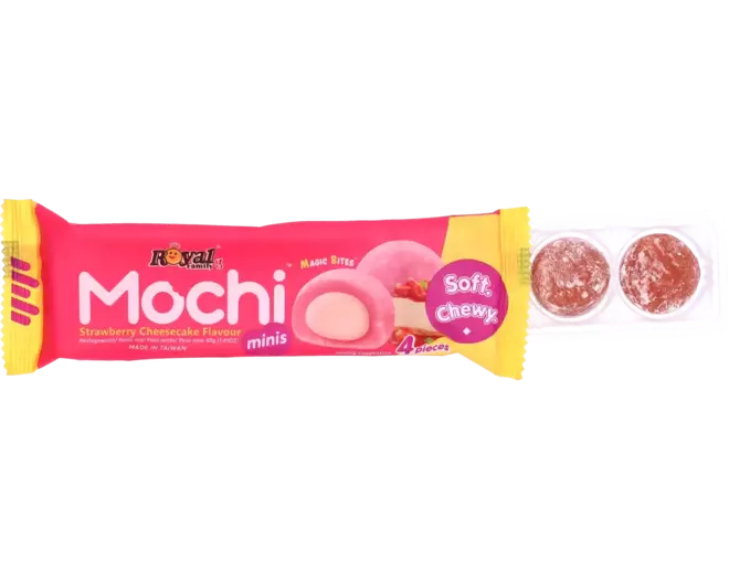 Royal Family Mochi Strawberry Cheese Cake 40 gr | Sweet Supply